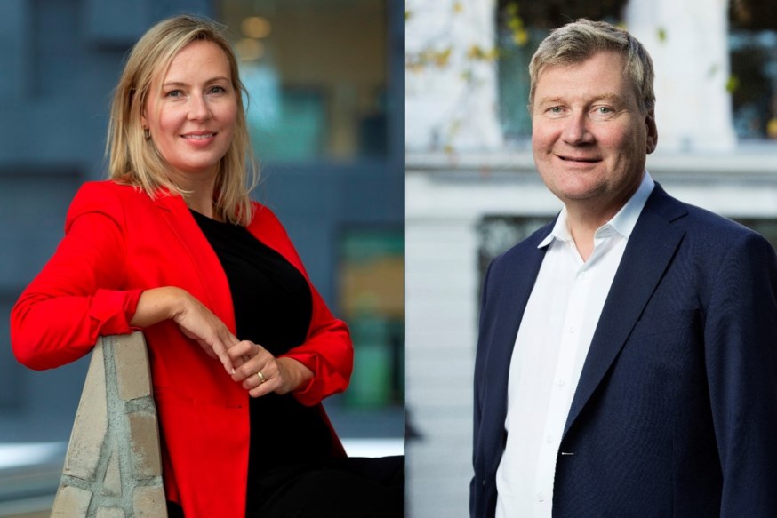 Kathrine G. Aamoth og Helge Dalen ser effekten av et tett samarbeid mellom JBF Bank og JBF Forsikring.