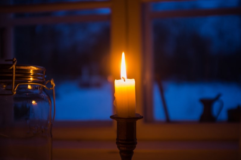 Vær forsiktig når du bruker levende lys