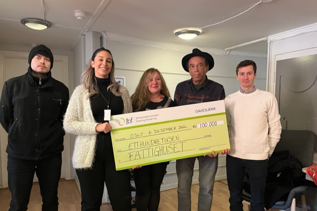 JBF støtter Fattighuset