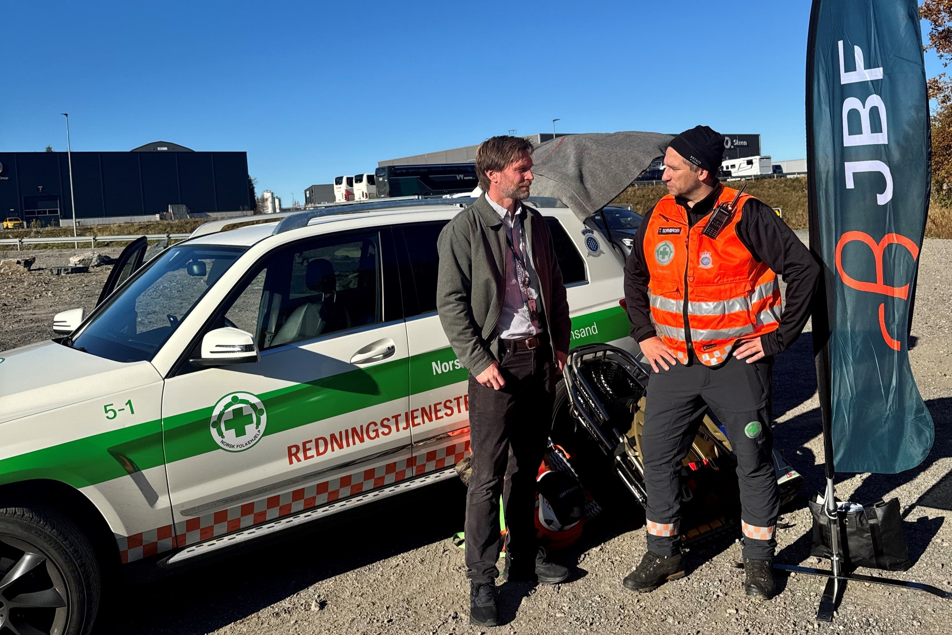 JBF støtter Norsk Folkehjelp med drone